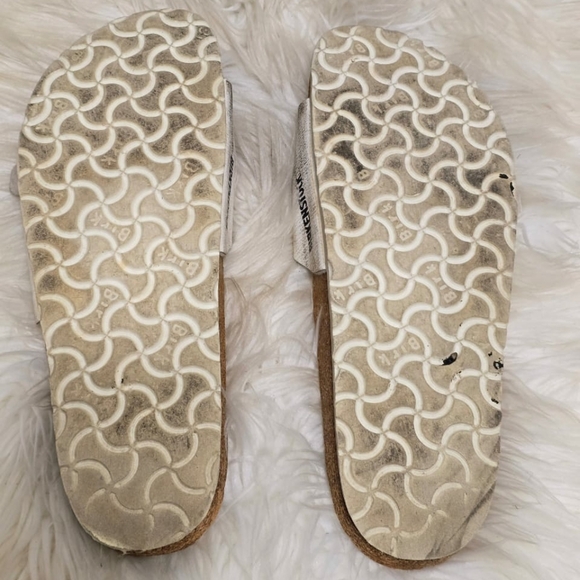 Birkenstock Ibiza White Birko-Flor Slide Slip On Sandals Womans Size 40🌴✌️ - Picture 6 of 6